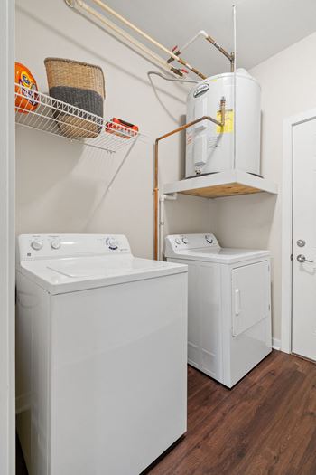 Full-size washer/dryer